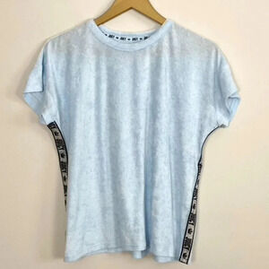 Juicy Couture Y2K Blue Terry Cloth T Shirt